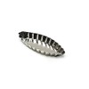 Gobel Fluted Barquette Heavy Tinned Steel 1/2" High - 4-3/4" x 1-7/8"