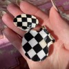 Hand Painted Checkerboard Seashell