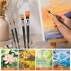 Professional 5-Piece Grainer Paint Brush Set for Acrylic, Oil &