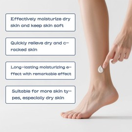 60% Urea Cream, Urea Foot & Hand Cream for Dry Cracked, Moisturizing, Smoothing and Softening with Salicylic Acid, Coconut Oil(3.53Oz/Pcs) (2Pcs)