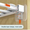 12 Pack Shelf Support Peg,Self Adhesive Shelves Clips,Strong Partition Pin