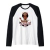 Aquarius AF Vibes Queen Energy Zodiac Crown Afro Regal Raglan