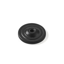 khtumeware 10 Pack 1.5 Inch Matte Black Backplate for Cabinet Knobs Cabinet Hardware Knob Back Plate.