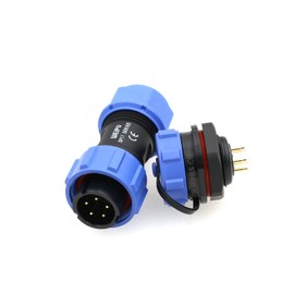 ZBLZGP SP17 5 Pin Connector Plastic PA66 Waterproof WEIPU Plug and Panel Socket Aviation Connector Electrical Power Industrial Signal Adapter