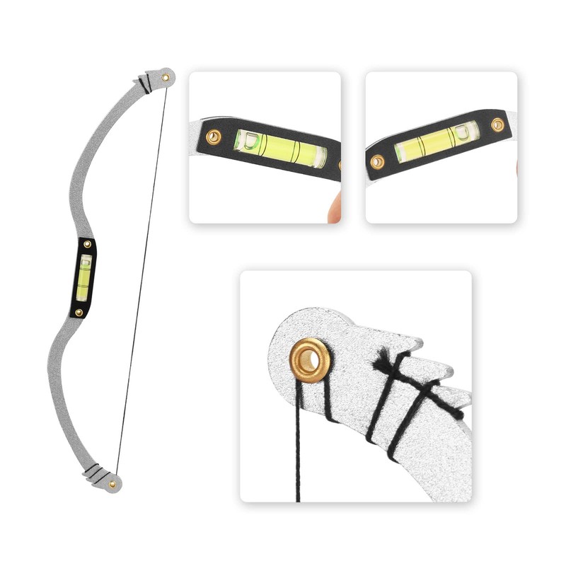 ATOMUS Eyebrow Tattoo Bow Mapper with Strings Sponges Ink Dropper