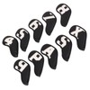 10pcs set PU Waterproof Golf Club Iron Cover Fine Sewing
