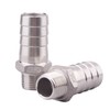 DERNORD Stainless Steel 1" Hose Barb x 1/2" NPT Male