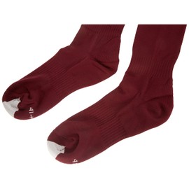 Mitre Unisex Junior Sports | Team Kit Lightweight Long Breathable Mercury Plain Football Socks - Maroon, Size 3 6, Maroon, Junior 3 UK - 6 UK EU