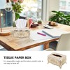 OHPHCALL Luxurious Rose Tissue Box Holder Stylish Bling Acrylic Tissue