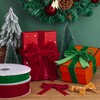 Jeuhoue Velvet Ribbon Dusty Green,1 Inch x 20Yd,Perfect for Christmas