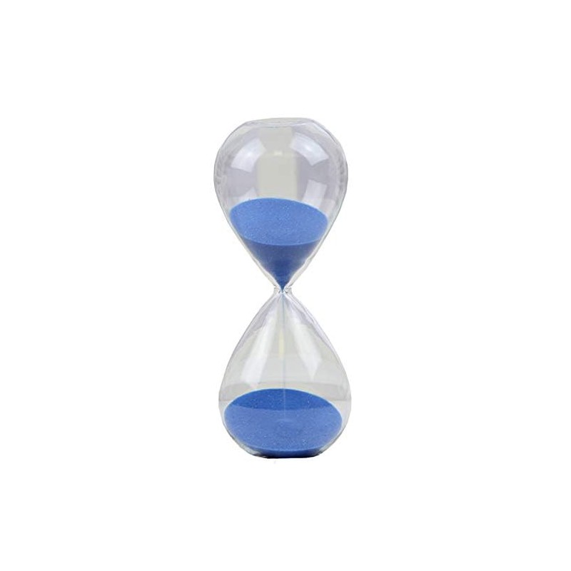 Graces Dawn Transparent Glass Hourglass Sand Timer 60 Minutes with