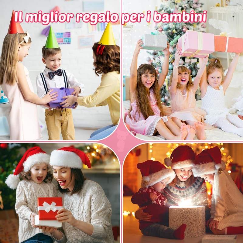 CONMRO Instant Kids Camera - 1080P 2.4 Inch Selfie Camera