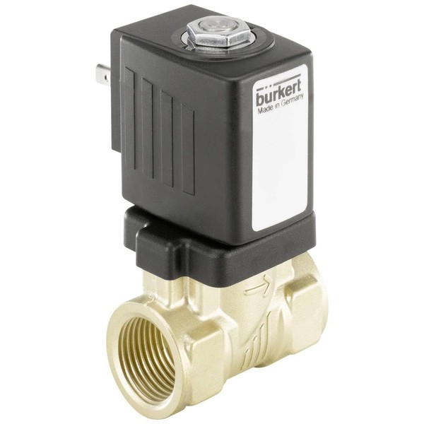 Bürkert 221633 2/2-Way Solenoid Valve for Liquids 230 V/50 Hz