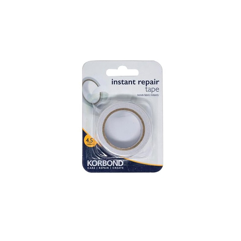 KORBOND Instant Bond Fabric Tape - NO IRONING REQUIRED -