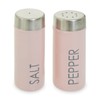Premier Housewares Light Pink Salt and Pepper Set for Kitchen/Refillable