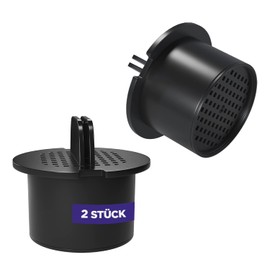 VIOKS Carbon Filter Pack of 2 Activated Carbon Filters Replacement for Liebherr 7433243 51 mm Diameter & Liebherr Fridge Freezer Combination Filter for Wine Fridge Bosch