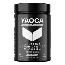 Suplemento En Polvo Yaoca Creatina Monohidratada 1 Kg Natural