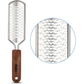 Pefei Professional Pedicure Foot File, Stainless Steel Detachable Foot Scrubber