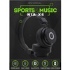 Zebra Technology Group Bluetooth Stereo Headphones Model NIA- X6 (Black)