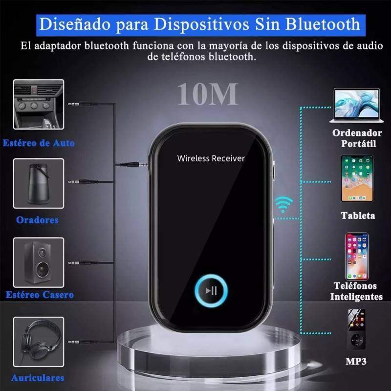 Zakulu Receptor Y Transmisor Bluetooth V5.0 De Audio