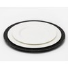 Godinger Charger Plate Black Acrylic – Set of 4