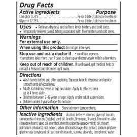 Burt's Bees Rapid Rescue Cold Sore Treatment, Rhubarb & Sage Complex, 2 PACK