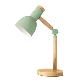 himmel Table Lamp, Adjustable Wooden Table Lamp, Children's Desk Lamp for Bedroom, Living Room, E27 Base Reading Next Lamp (Green)