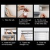 Blind Curtain Non Perforated Bracket,Tool-Free Blinds Bracket Adapters
