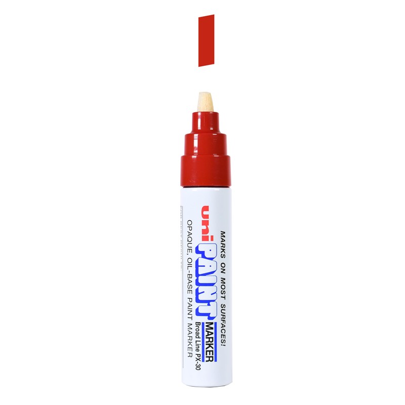 Uni-Ball Uni Paint PX-30 Oil-Based Paint Markers, Broad Line (8mm),