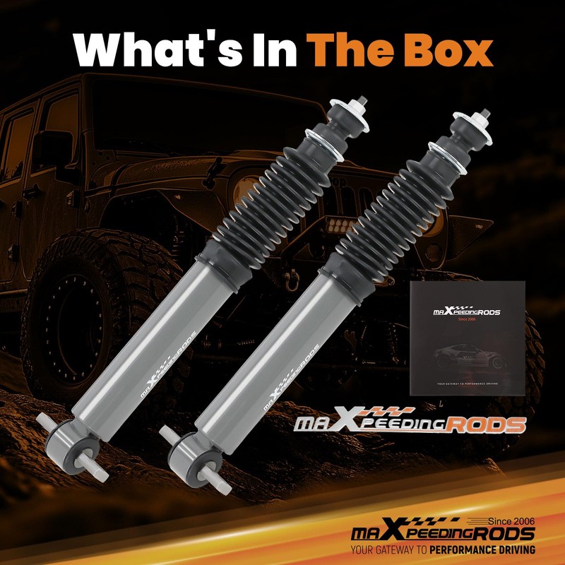 maXpeedingrods 2-5” Front Lowering Shock for Chevy Silverado/GMC Sierra 1500