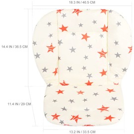Baby High Chair Cushion Pad Mat, Breathable Pram Seat Cushion, Pram Seat Cushion, High Chair Seat Cushion Liner, Pram Car Chair Seat Cushion Liner, for Baby, Infant