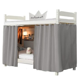 Navhao Dorm Home Solid Thicken Bunk Blackout Bed Curtains Cloth Bed Canopy Students Single Sleeper