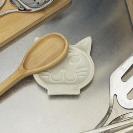 KIKKERLAND CU367 Cat Spoon Rest Cat Spoon Rest