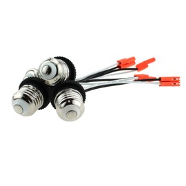 MTQY 4PCS E26 Socket Adaptor Medium Base Male Bulb Socket Pigtail E26 Adaptor Lamp Head with Male and Female Terminal Suitable for Recessed Lamp and Downlights Ceiling Lamp and LED Housing Lamp