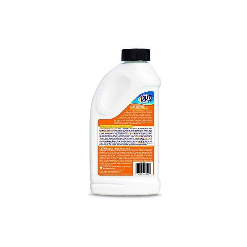 OUT Filter Mate Water Softener Cleaner and Salt Booster Powder,