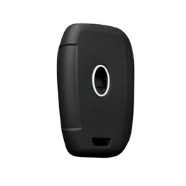 Key Fob Cover for Hyundai Elantra: 4 Buttons Key Fob Case Fit for Hyundai Elantra-GT Elantra-Hybrid Santa-Fe Santa-Cruz Santa-Fe-Sport Accent Palisade Tucson-Hybrid Kona Sonata-N-Line Kona-OM (Black)