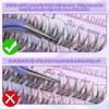 Self Adhesive Lash Clusters Natural No Glue Individual Lashes 10-12MM