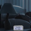 Digital Alarm Clock, Big LCD Digit Clock Display with Temperature,