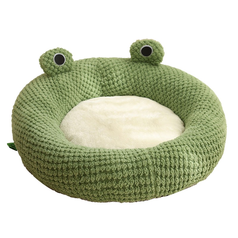 Pet Cave Bed Cute Cartoon Pet Bed Soft Breathable Plush