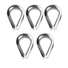 10PCS M6 Stainless Steel Thimble for 1/4 Inch Steel Wire