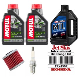JSI Oil Change Kit For Honda SporTrax 450 TRX450R Complete Oil Change Kit (2004-2005)