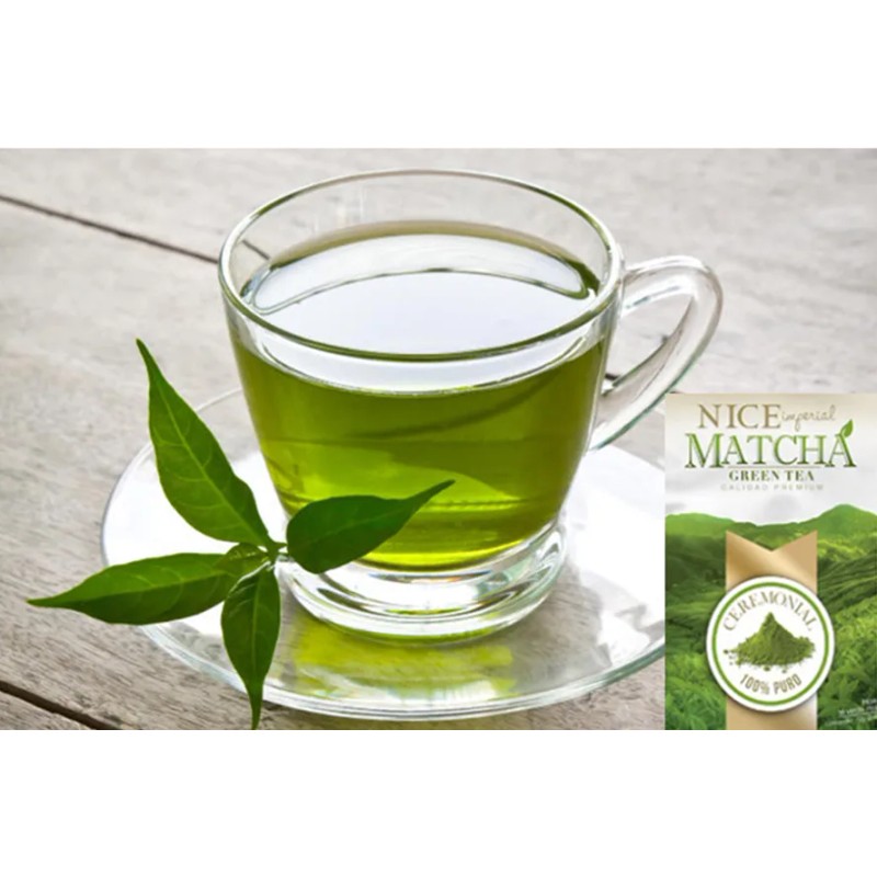 Té Verde Matcha Nice Ceremonial en Polvo 100% Puro Antioxidante