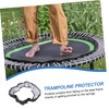 GRIRIW 1Pc Trampoline Protector Cover Durable Black Padding Replacement for