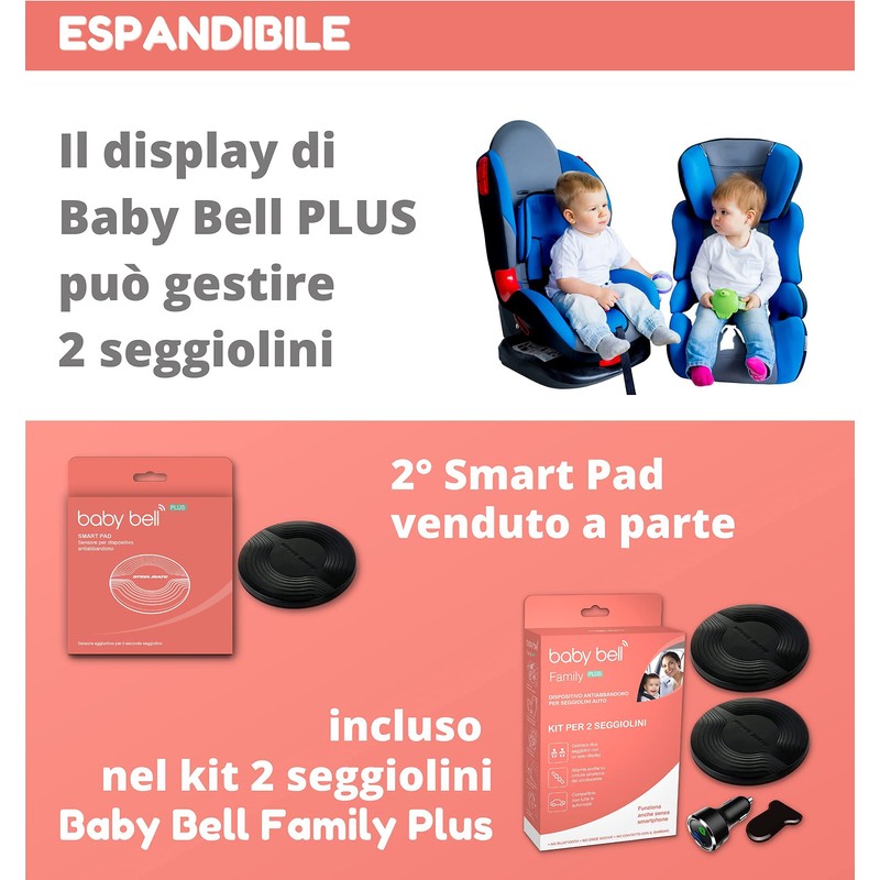 Baby Bell Plus 100% Universal Expandable Car Seat - Works