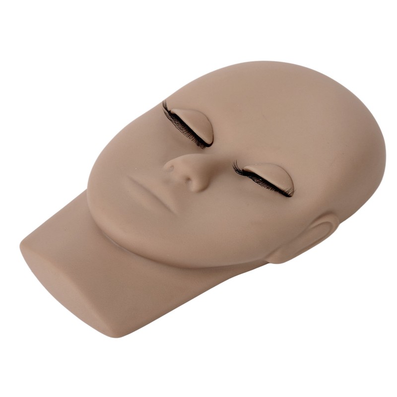 Eyelash Mannequin Head Double Laryer Eyelash Extension Removable Eyelids Makeup