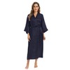 V Vaborous Women's Soft Long Satin Robes Long Silk Robes