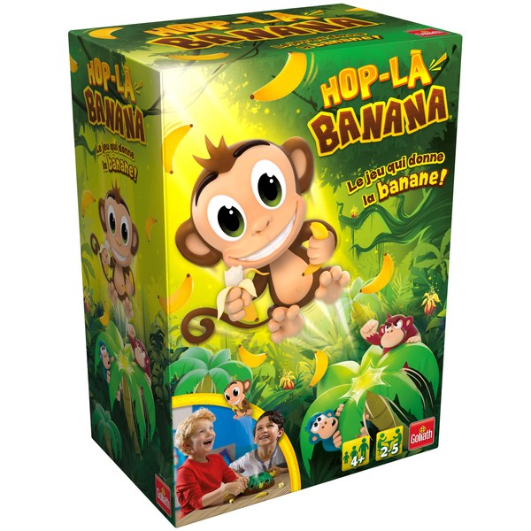 Hop La Banana – Board Games for Children 4 Years and Above – Skill and Speed Action Games – Play with Family from 2 to 5 Players – Reflection, Strategy and Fun Guaranteed!