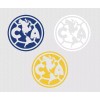 oarcal 651 Club America Liga MX Decal Sticker - White,