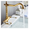 WIMPBLADB Kitchen Ceramic Handle Faucet European Style Full Brass Retro