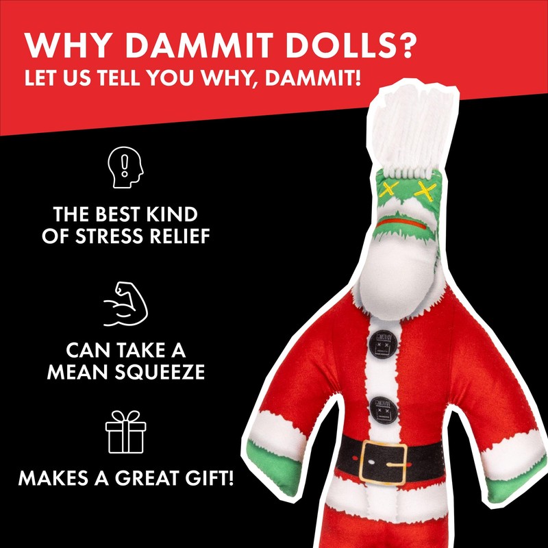 Dammit Doll - Limited Edition - Dammit Santa Grnch -